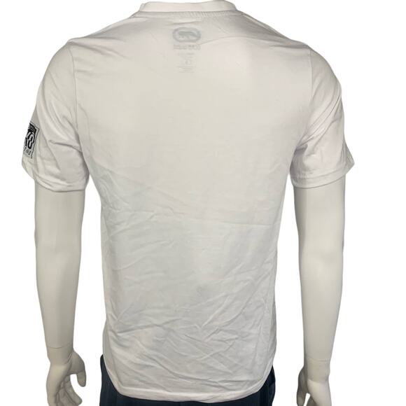 Men's Ecko Unltd White Short Sleeve Shirt Size Small - Picture 2 of 4